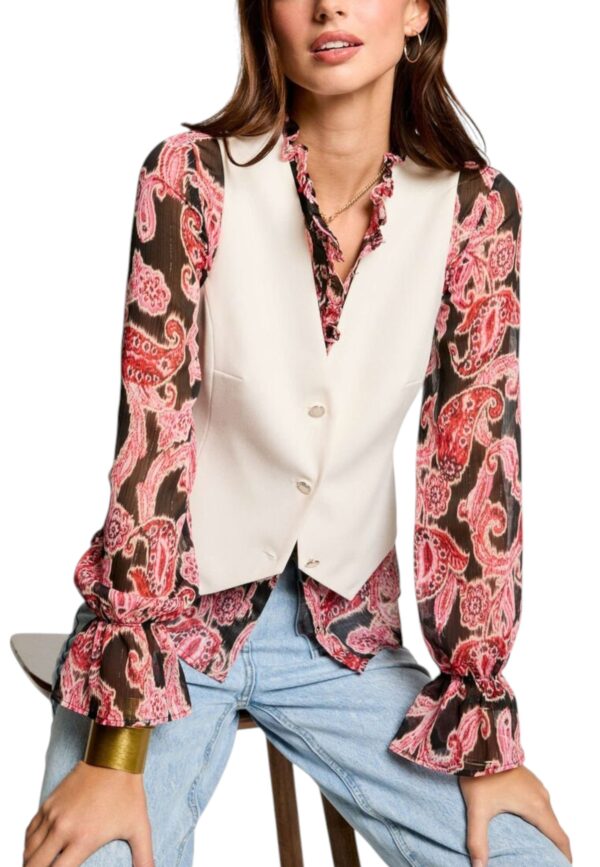 Morgan De Toi - Morgan De Toi Gilet Dames - Afbeelding 2