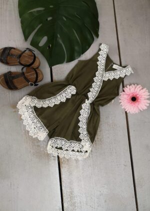 Princess Jumpsuit Green