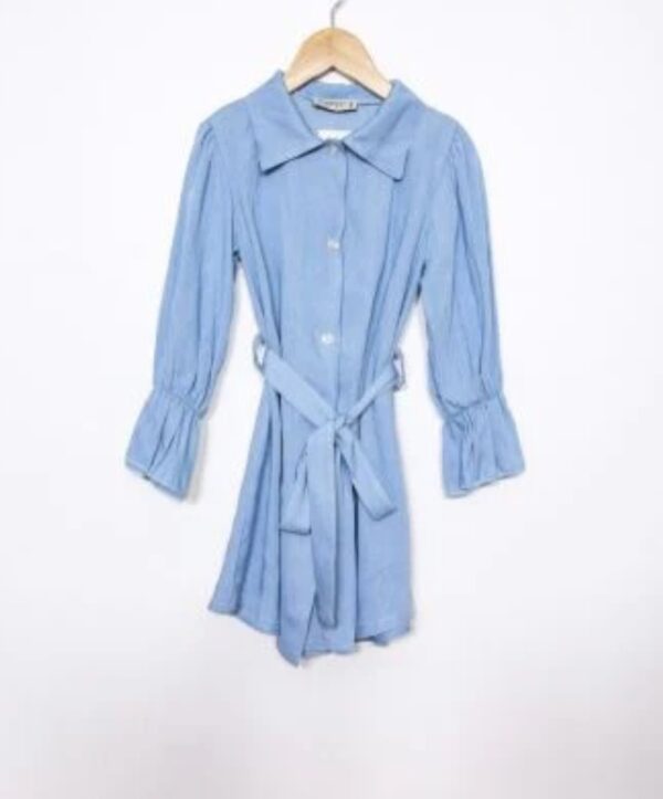 IDEAL OUTFIT - Shirt dress with button closure and belt