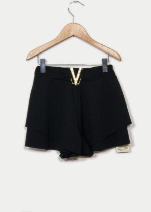 IDEAL OUTFIT – Flared shorts Black
