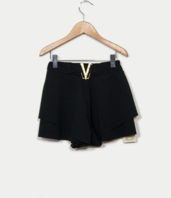 IDEAL OUTFIT – Flared shorts Black