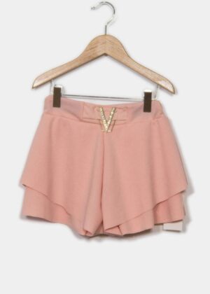 IDEAL OUTFIT – Flared shorts Salmon