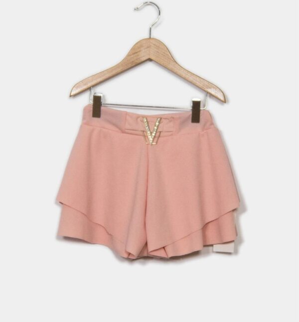 IDEAL OUTFIT – Flared shorts Salmon